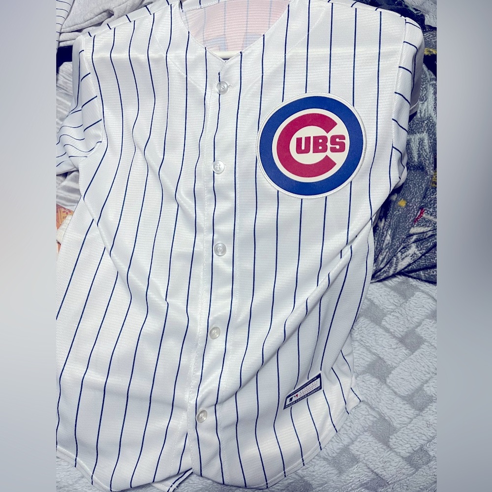 Chicago cubs Jersey Javi Baez 9 medium youth size 10/12 fits women  xs / small